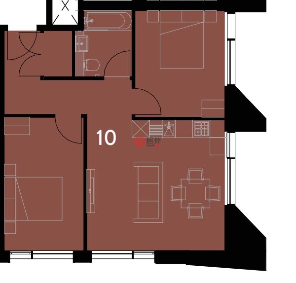 英国英格兰伯明翰的公寓，Rea Street，编号73458317