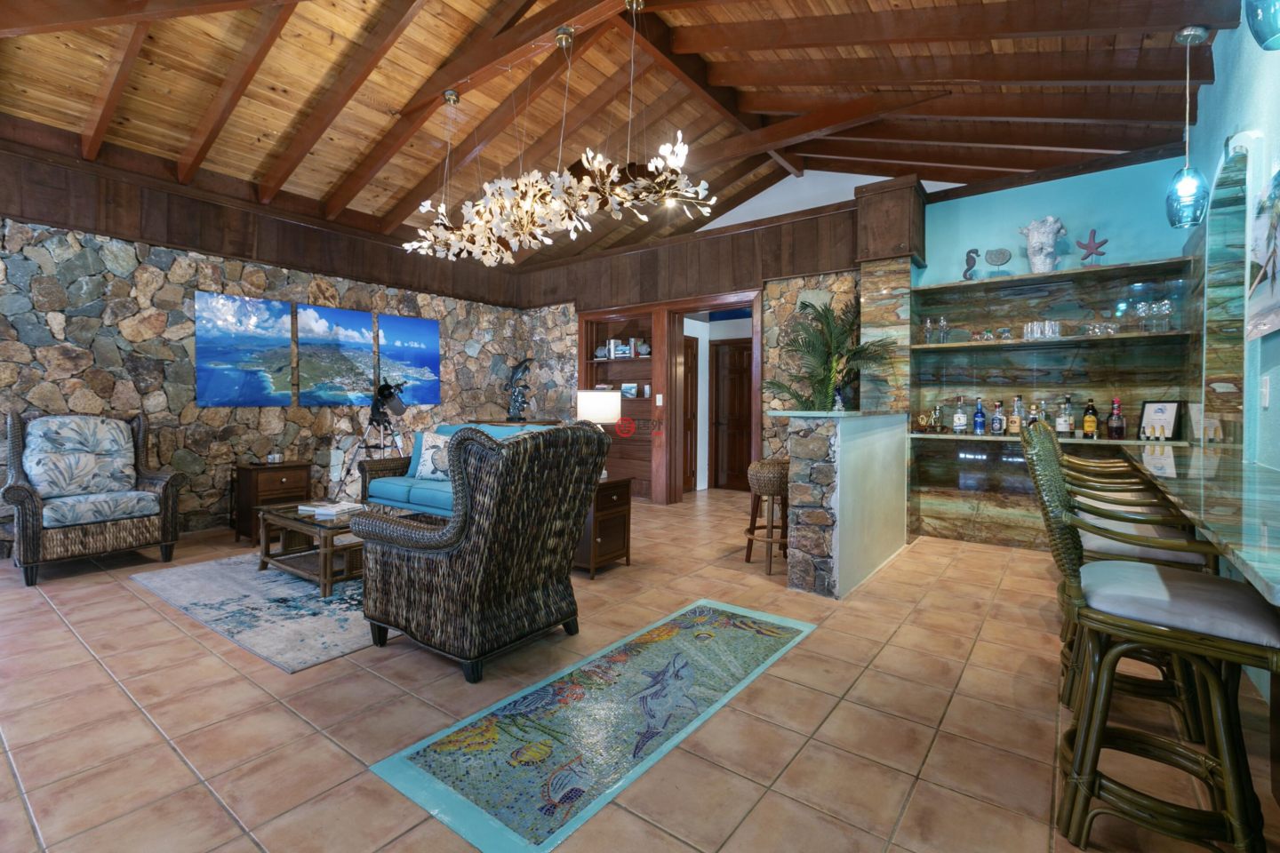 美属维京群岛Cruz Bay的独栋别墅，300-9 Chocolate Hole，编号78487787