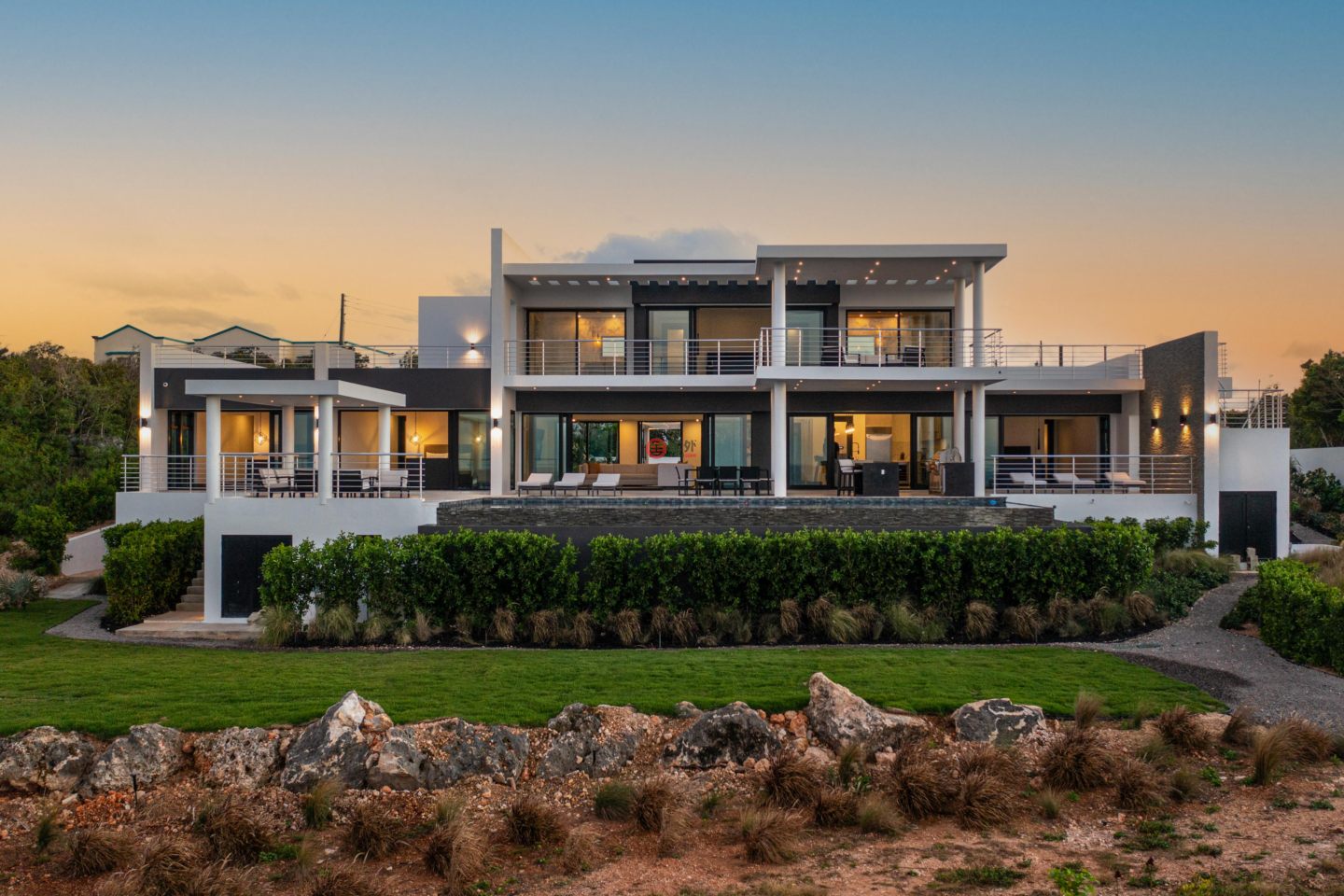 安圭拉AnguillaAnguilla的独栋别墅，Black Garden Bay Villa Reve Noir，编号76712396