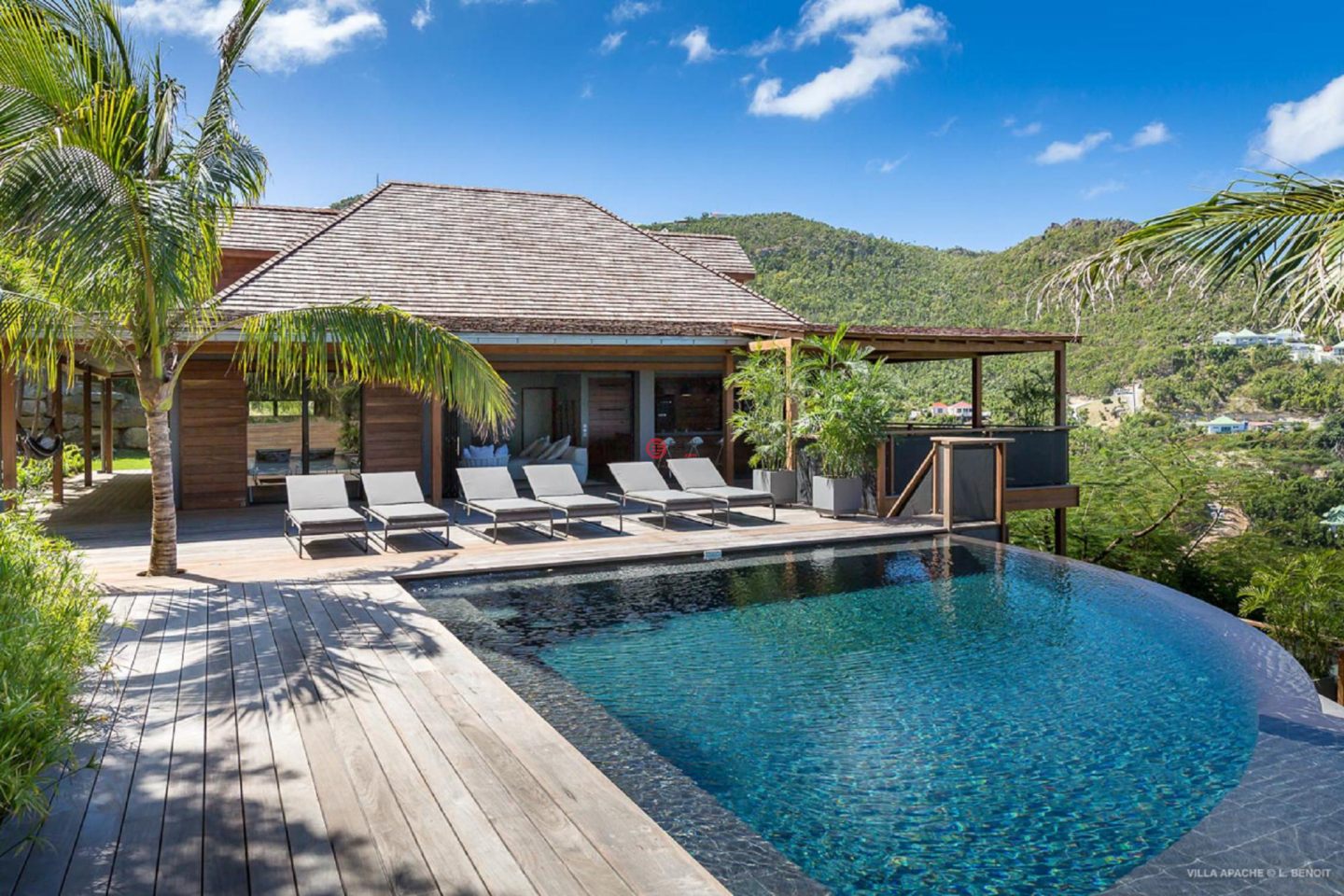 圣巴泰勒米岛的独栋别墅，Apache，编号76228346