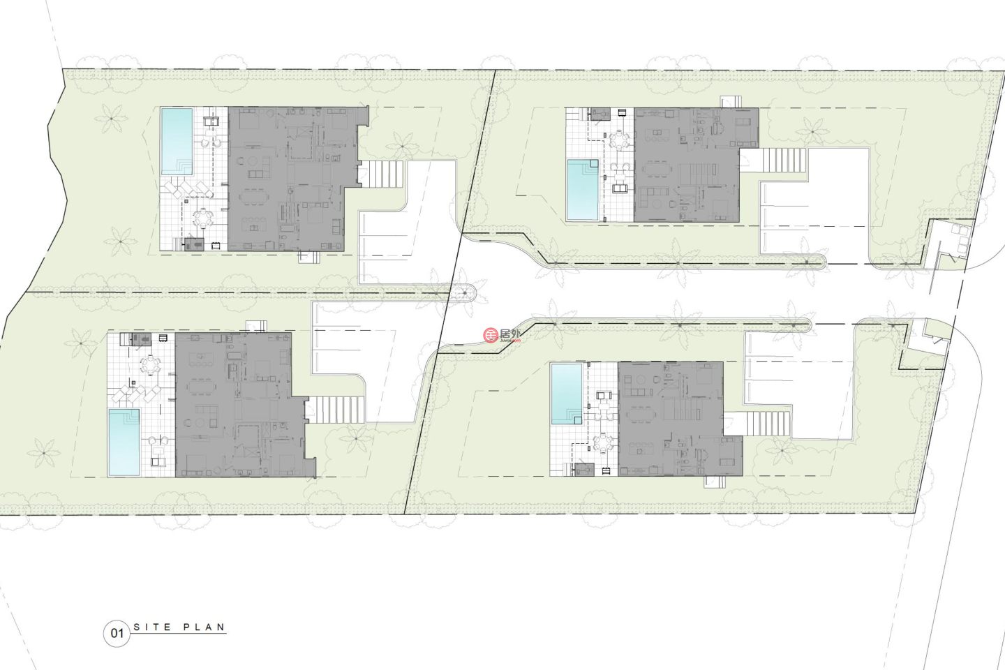 特克斯與凱科斯群島的独栋别墅，Lakeview Luxury Villa Venetian Road，编号78509765