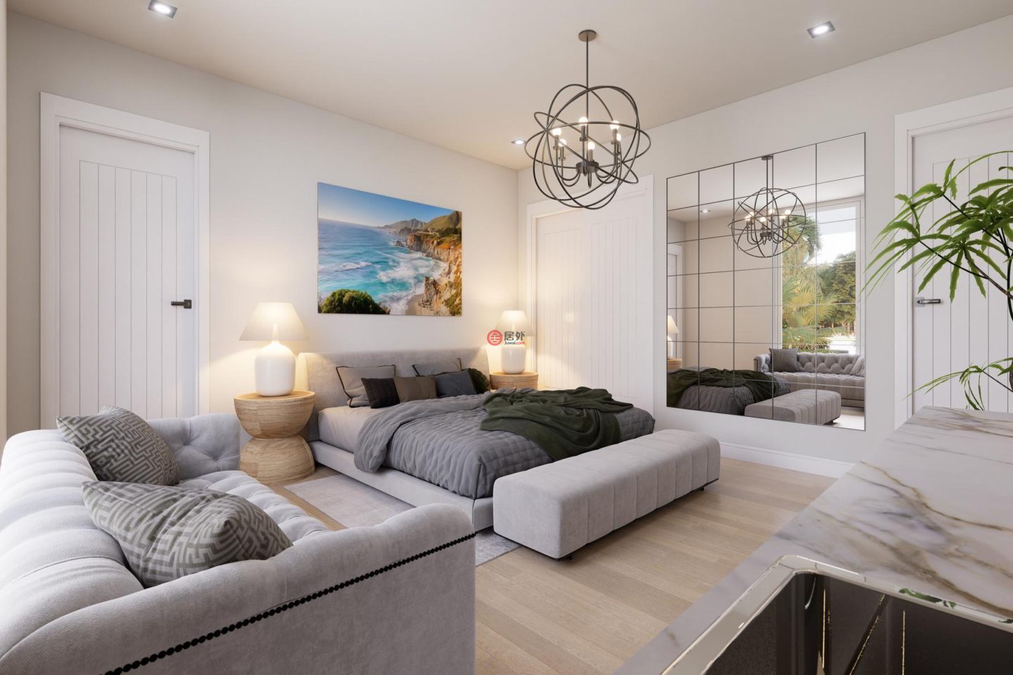 特克斯與凱科斯群島的独栋别墅，Lakeview Luxury Villa Venetian Road，编号78509765