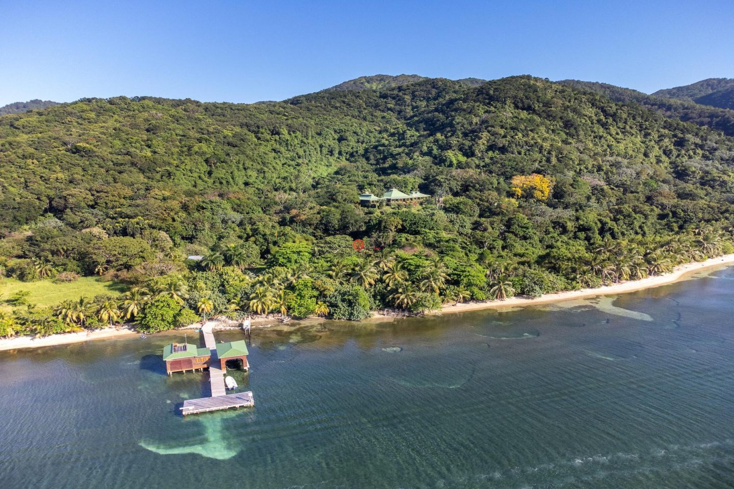 洪都拉斯海湾群岛瓜納哈島的住宅用地，Paradise Found - 482 Acres Beachfront + Waterfall Guanaja，编号77718067