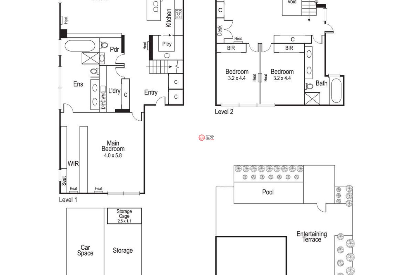 澳大利亚维多利亚州Kew的公寓，PENTHOUSE/33 Stawell Street，编号51107990