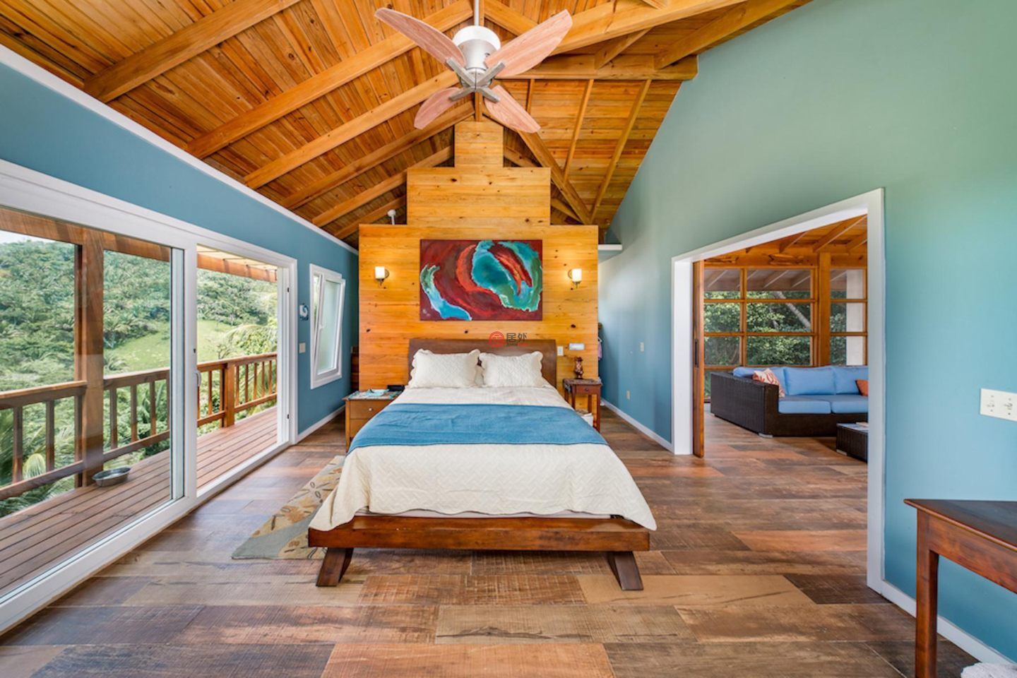 洪都拉斯海湾群岛Roatán的独栋别墅，Island-Style Hillside Haven with Panoramic North Shore Views，编号78473193