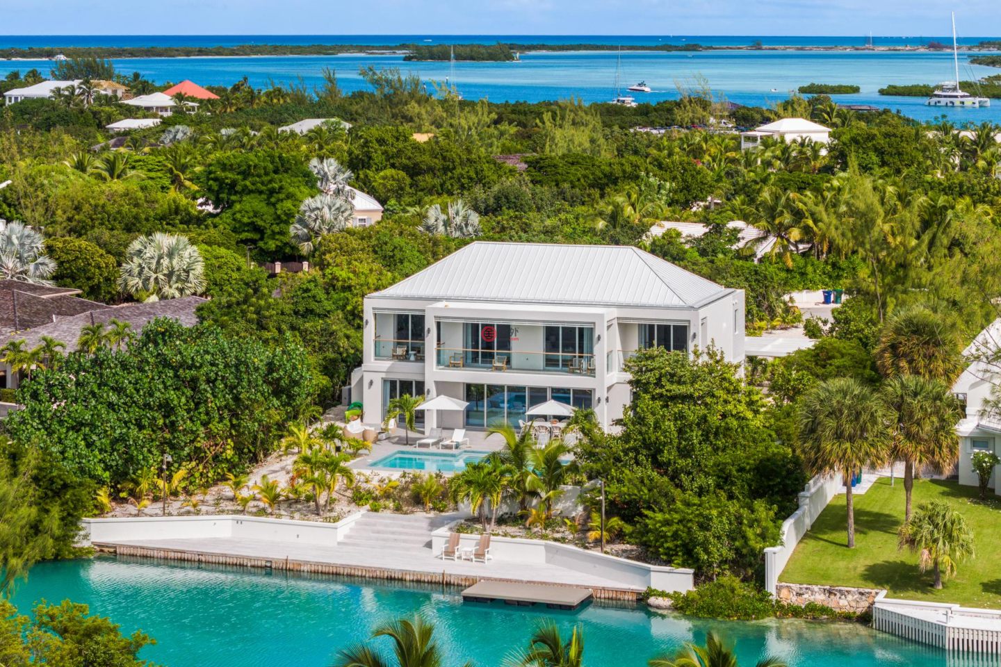 特克斯與凱科斯群島的独栋别墅，Villa Enandi - Canalfront Pinta Lane，编号78492973