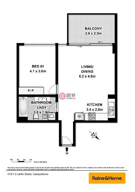 澳大利亚新南威尔士州Camperdown的公寓，410/1-3 Larkin Street，编号53622956
