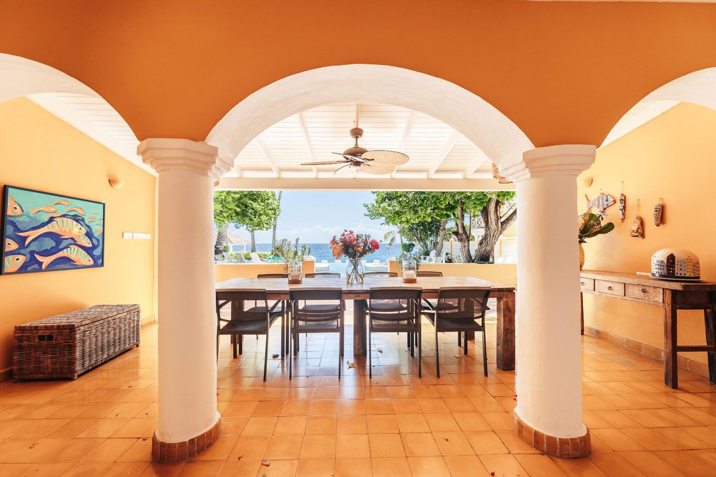 库拉索的独栋别墅，Exclusive Beachfront Estate Retreat Penstraat，编号75821484