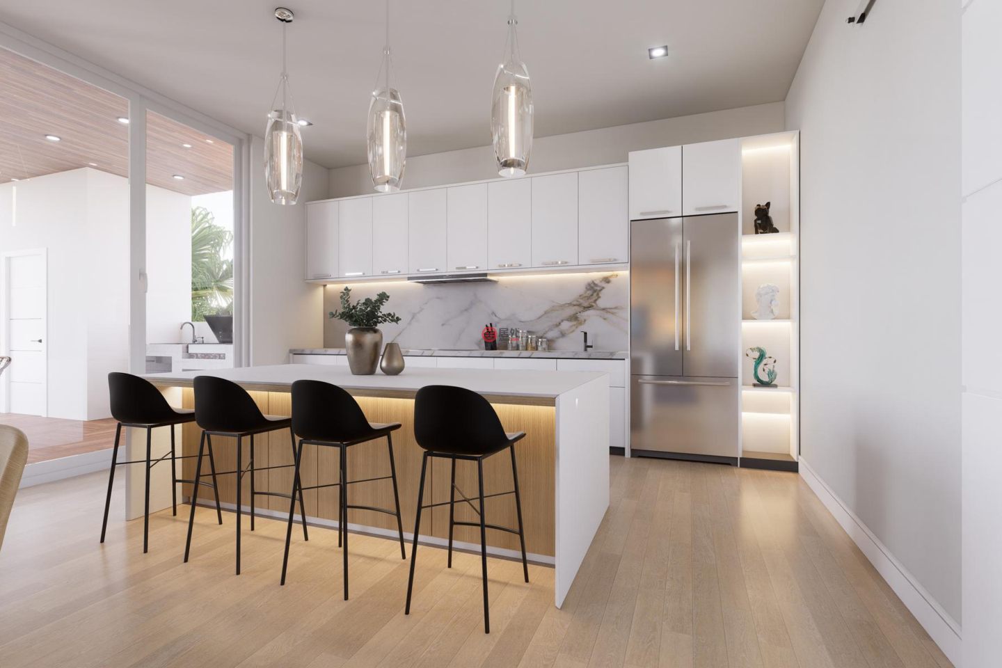 特克斯與凱科斯群島的独栋别墅，Lakeview Luxury Villa Venetian Road，编号78509786