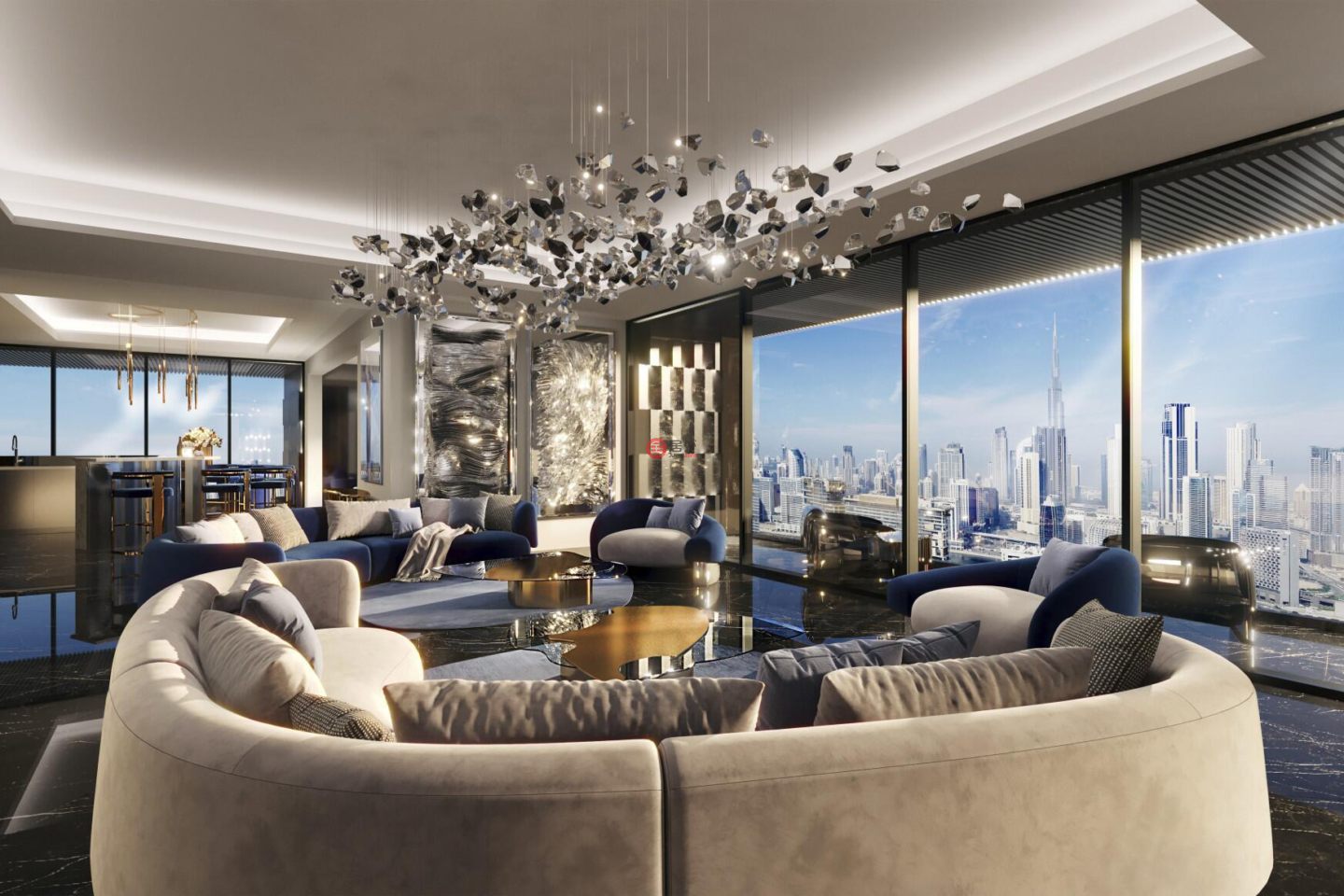 阿联酋迪拜迪拜的公寓，Marasi Drive，编号77913450