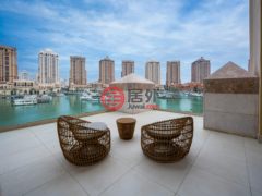 卡塔尔Doha杜哈的公寓，Luxury 2 Bedroom Apartment with Full Marina View at The Pearl Island，编号76956877